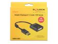 DELOCK Adapter Displayport - DVI 4K Active 1,2m