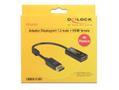 DELOCK Adapter Displayport 1.2 male > HDMI female 4K Passive black