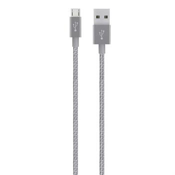 BELKIN Premium MIXIT Metallic Micro-USB to USB Cable - Grey (F2CU021BT04-GRY)