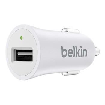 BELKIN CAR CHARGER 2400MA/ WHITE PREMIUM MIXIT UNIVERSAL ACCS (F8M730BTWHT)