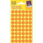 AVERY Etiket Avery neon orange Ø12mm 3148 270stk/pak