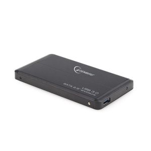 GEMBIRD HDD enclosure Gembird for 2.5'' SATA - USB 3.0, Aluminium,  Black (EE2-U3S-2)