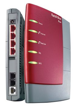 AVM Fritz!Box Fon 5124 ISDN Terminaladapter m/ ADSL-modem og SIP (20002381)