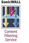 SONICWALL Content Filtering Premium Service for NSA 3600  (1 Yr)