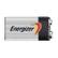 ENERGIZER Battery, ENERGIZER Base Power Seal, E, 6LR61, 9V