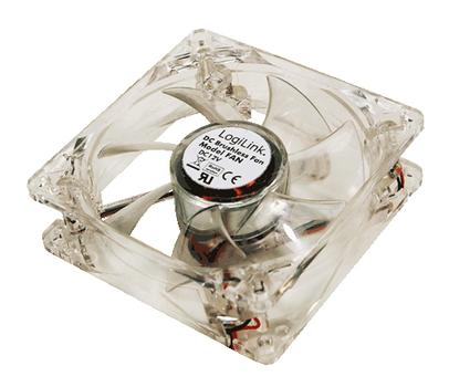 LOGILINK FAN104, Køler, Computer kabinet, 31,3 dB, Akryl, LED, Blå (FAN104)