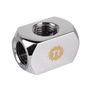 THERMALTAKE Pacific 4-Way G1/4 Connector Block - Chrome (CL-W034-CU00SL-A)