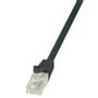 LOGILINK Patch Cable Cat.6 U/UTP black 