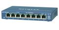 NETGEAR 8-Port Ethernet Switch with front connectors - metal case, Desktop fanless, external power supply