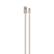 XQISIT Premium Lightning Cable, Gold Lightning MFI, Charge & Sync, Soft Cable