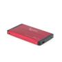 GEMBIRD HDD enclosure Gembird for 2.5'' SATA - USB 3.0, Aluminium,  Red (EE2-U3S-2-R)