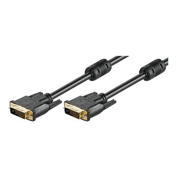 GOOBAY DVI monitor kabel 24+1 han/han, 20 m (93952)