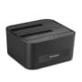 SHARKOON QuickPort XT Duo Clone - docking station for HDD with cloning function (4044951016815)