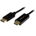 STARTECH DisplayPort to HDMI Converter Cable - 1m - 4K	 (DP2HDMM1MB)