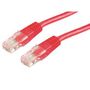 ROLINE CAT5e UTP CU Ethernet Cable Red 0.5m