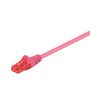 GOOBAY UTP patchkabel, uskærmet - CAT.6 - Value - magenta - 0,5 m.