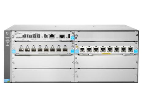 Hewlett Packard Enterprise 5406R 8-port 1/ 2.5/ 5/ 10GBASE-T PoE+ / 8-port SFP+ (No PSU) v3 zl2 Switch (JL002A)