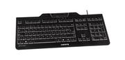 Cherry KC 1000 SC - tastatur - Nordisk - svart Inn-enhet