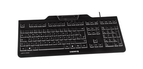 Cherry KC 1000 SC - tastatur - Nordisk - svart Inn-enhet (JK-A0100PN-2)