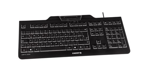 CHERRY KC 1000SC, (NORDIC) Black, USB (JK-A0100PN-2)