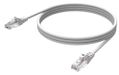 VISION Professional installation-grade Ethernet Network cable - LIFETIME WARRANTY - RJ-45 (M) to RJ-45 (M) - UTP - CAT 6 - 250 MHz - 24 AWG - booted - 50 cm - white