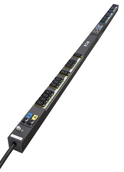 EATON n ePDU Switched - Power distribution unit (rack-mountable) - Ethernet 10/100, RS-232 - input: IEC 60320 C14 - output connectors: 16 - 0U (ESWB03)
