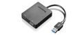 LENOVO o Universal USB 3.0 to VGA/HDMI Adapter - External video adapter - USB 3.0 - HDMI, VGA