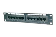 DIGITUS Cat5e. Class D PatchPanel. Unshielded 12-port RJ
