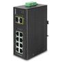 PLANET Switch  8-port Gigabit 2xSFP IP30 10/1000 Mbps Industri DIN Layer 2 RSP