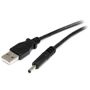 STARTECH "USB to 3,4mm Power Cable - Type H Barrel - 2m" (USB2TYPEH2M)