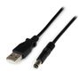 STARTECH USB to 5.5mm Power Cable - Type N Barrel - 1m	
