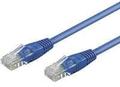 Goobay CAT 6 Patch Cable, U/UTP, blue<br>copper-clad aluminium wire (CCA)