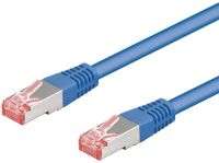 Goobay Patchk. CAT6 SSTP RJ45 bl 1,0m (68267)
