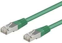 GOOBAY Patchkabel RJ45 CAT5e Grøn STP 0.5 m. (50179)