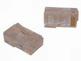 GOOBAY RJ45 Modular Plug for Round Cables, 8-Pin