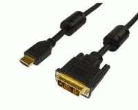 GOOBAY DVI-D/HDMI™ Cable gold-plated  1 meter