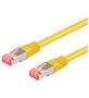 Goobay CAT 6a SFTP, PiMF 50cm Patchkabel Gul 