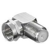GOOBAY F-Adapter Buchse->Stecker 90°