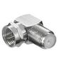 Goobay F-Adapter Buchse->Stecker 90°