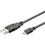 GOOBAY USB micro-B 300, 3m USB cable Micro-USB B USB A Black