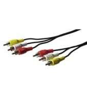 GOOBAY Kabel 3xCinch -> 3xCinch 5,0m (50383)