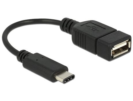 DELOCK Adapter cable USB2.0 hun - Type C han 15cm (65579)
