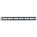 PANDUIT Patch Panel, 24 Port, Modular, B 24-port patch panel supplied with six fa