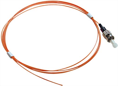 OEM fiber pigtail OM2 50/125 ST 1,5 m Halogenfri,  Easy strip oransje (10419-1)