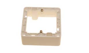 OEM RS Påveggkappe Enkel 33mm Enk kap RS16 Polarhvit (9669)