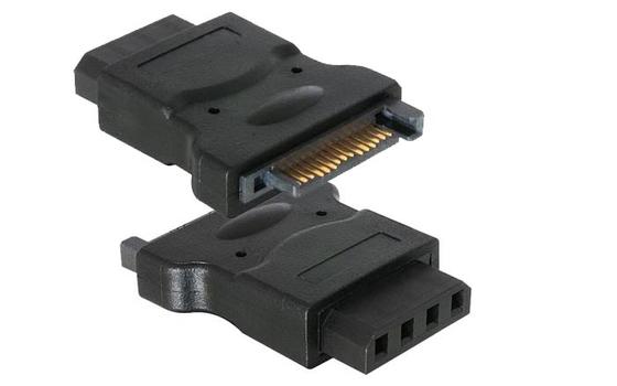 LinkIT SATA Power to 4-pin | Adaptor | Black (SATA-S6)