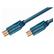 CLICKTRONIC Clicktronic Coaxial Antenna Cable. M/M. Blue. 1.0m Factory Sealed