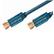 CLICKTRONIC Clicktronic SAT Antenna Cable. M/M. Blue. 1.0m Factory Sealed