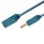 CLICKTRONIC MP3 Audio Ext. 3.5mm Jack. M/F. 5.0m