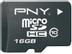 PNY HP MicroSD  16GB Class10 + SD adapter